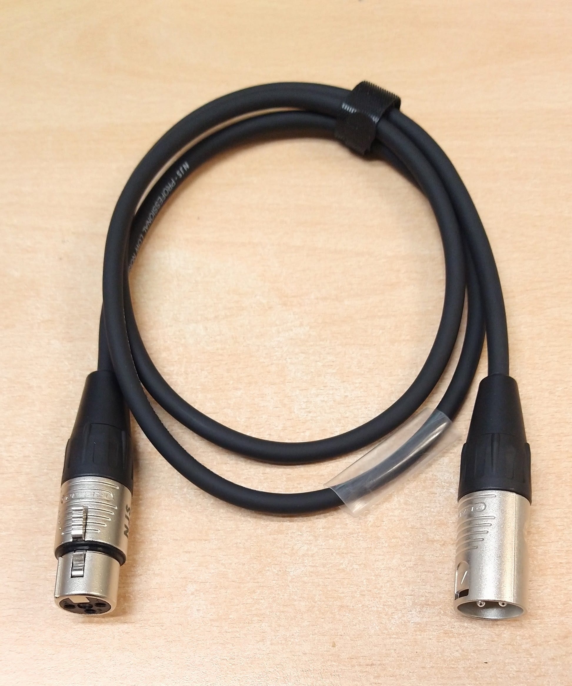RCF XLR MALE TO FEMALE CABLE 0.4M